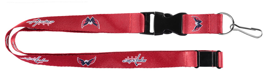 Washington Capitals Lanyard Keychain ID Holder NHL Fan Accessory Red