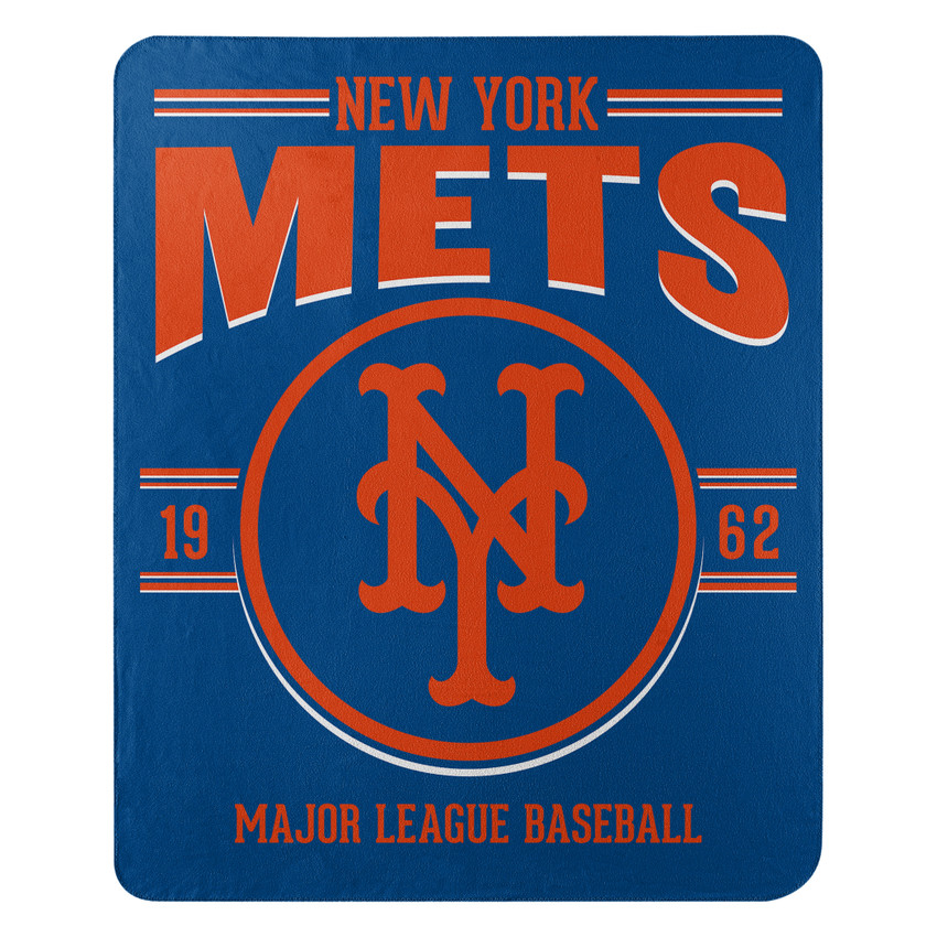 New York Mets Blanket 50x60 Fleece Southpaw Design