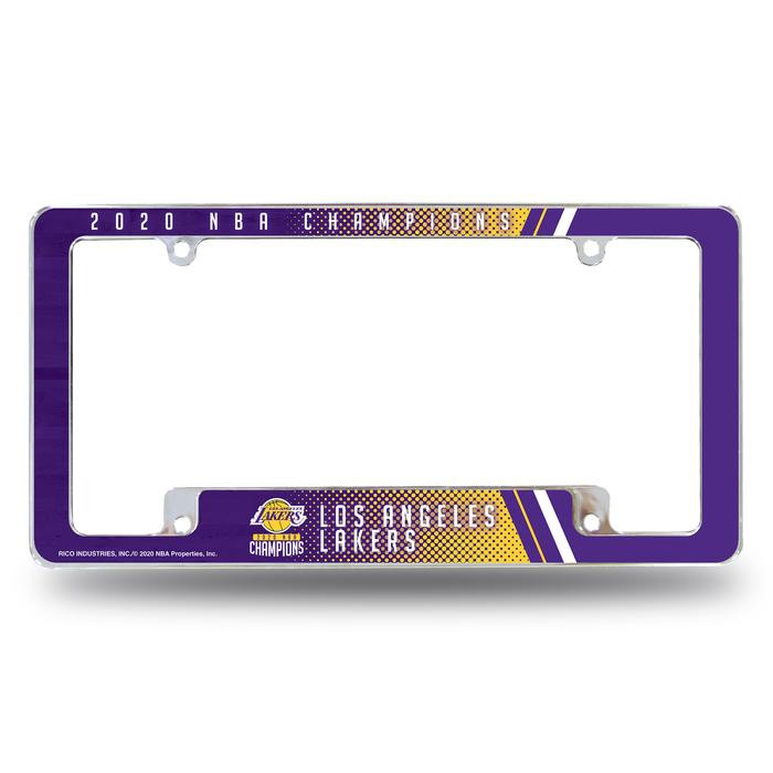 Lakers 2020 NBA Champs All Over Chrome Frame