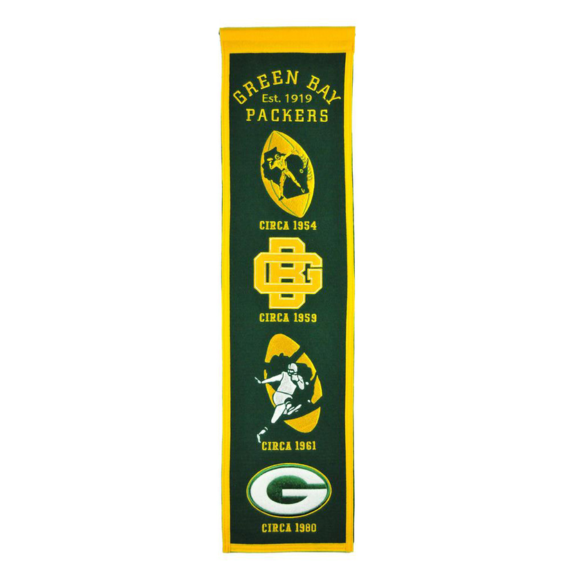 Green Bay Packers Winning Streak Heritage Banner