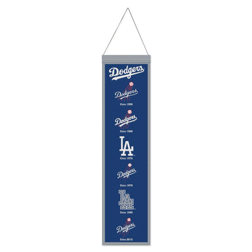 Los Angeles Dodgers Winning Streak Heritage Evolution Banner