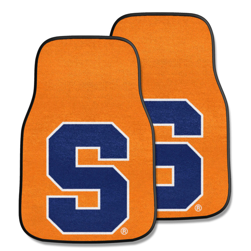 Syracuse Orange 2-pc Carpet Car Mat Set
