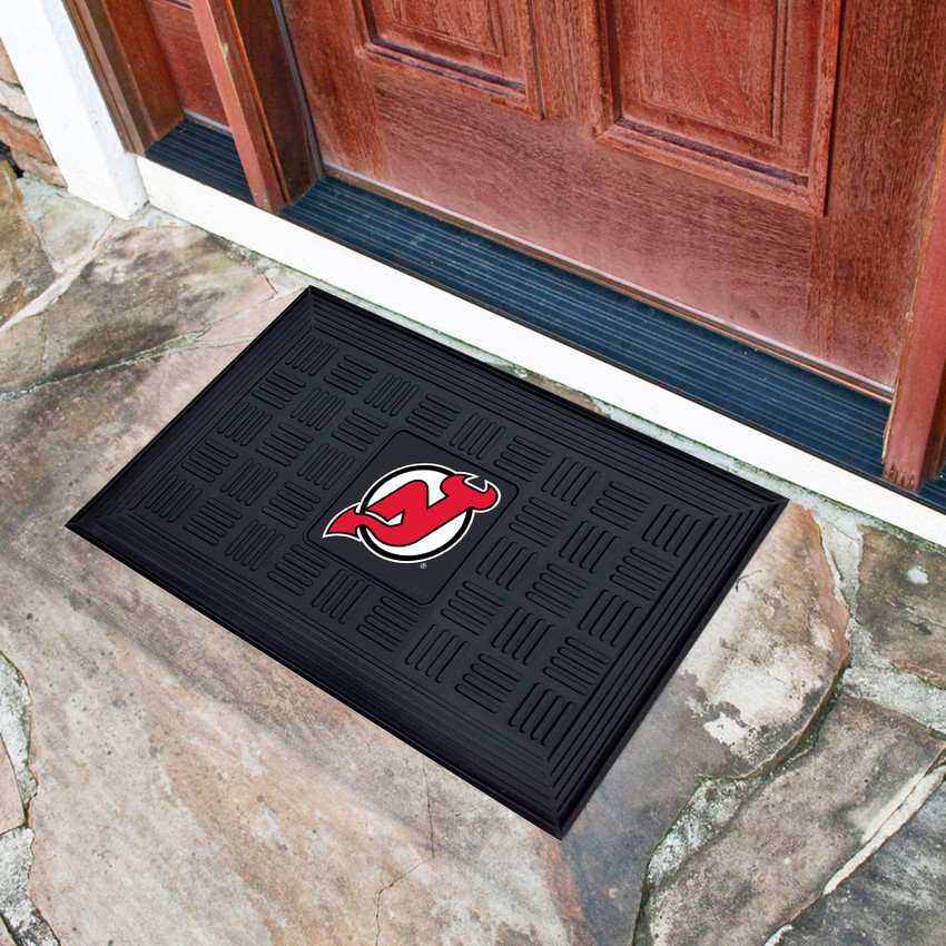 NHL - New Jersey Devils Medallion Door Mat 19.5"x31.25"