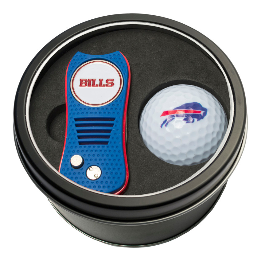 Buffalo Bills Tin Gift Set with Switchfix Divot Tool and Golf Ball