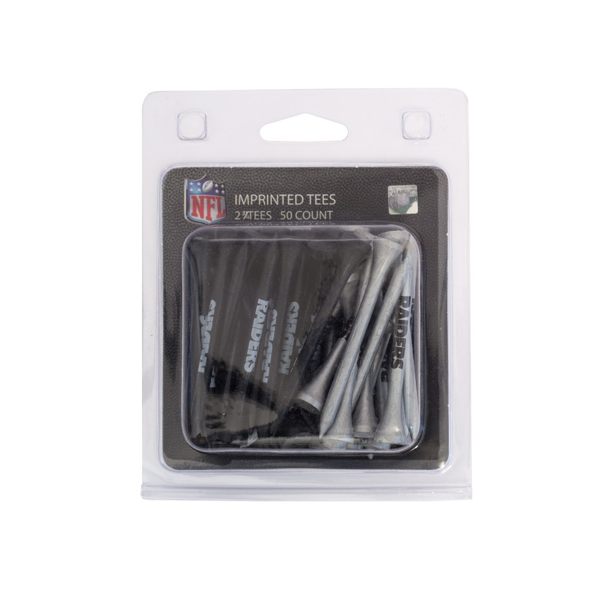 Las Vegas Raiders Pack Of 50 Golf Tees