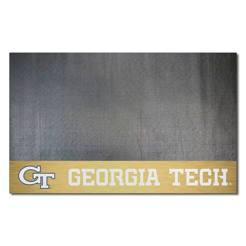 Georgia Tech Yellow Jackets Vinyl Grill Mat - 26in. x 42in.