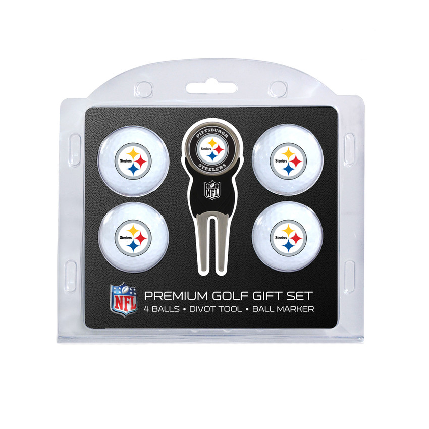 Pittsburgh Steelers 4 Golf Ball And Divot Tool Set
