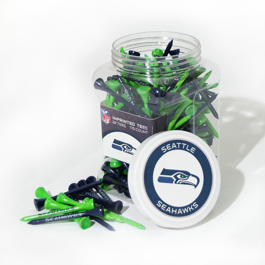 Seattle Seahawks Jar Of 175 Golf Tees