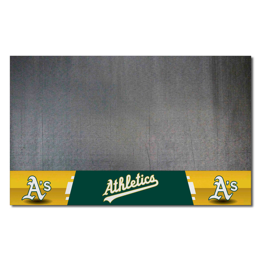 Oakland Athletics Grill Mat 26"x42" "Circular Oakland Athletics with A" Logo and Wordmark