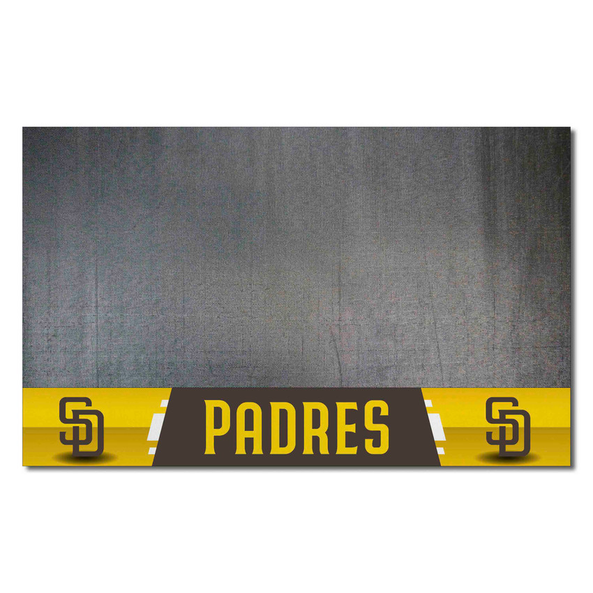 San Diego Padres Grill Mat 26"x42" "SD" Logo and "Padres" Wordmark