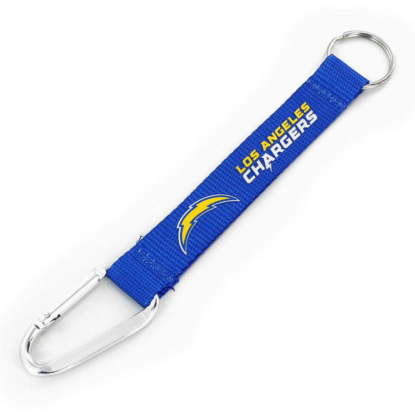 Los Angeles Chargers Carabiner Lanyard Keychain ID Holder NFL Fan Accessory Keychain