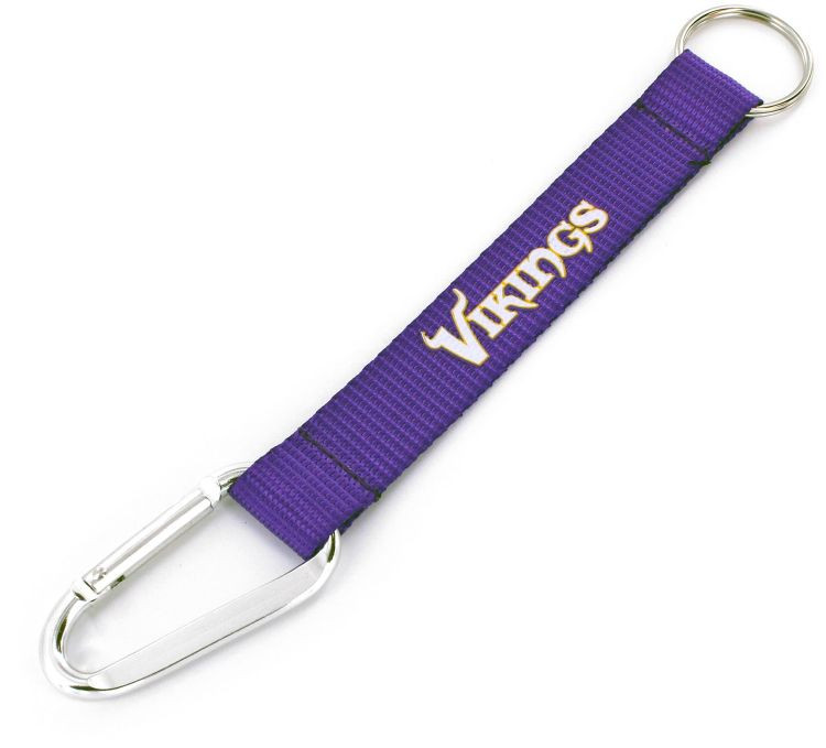 Minnesota Vikings Carabiner Lanyard Keychain ID Holder NFL Fan Accessory Keychain