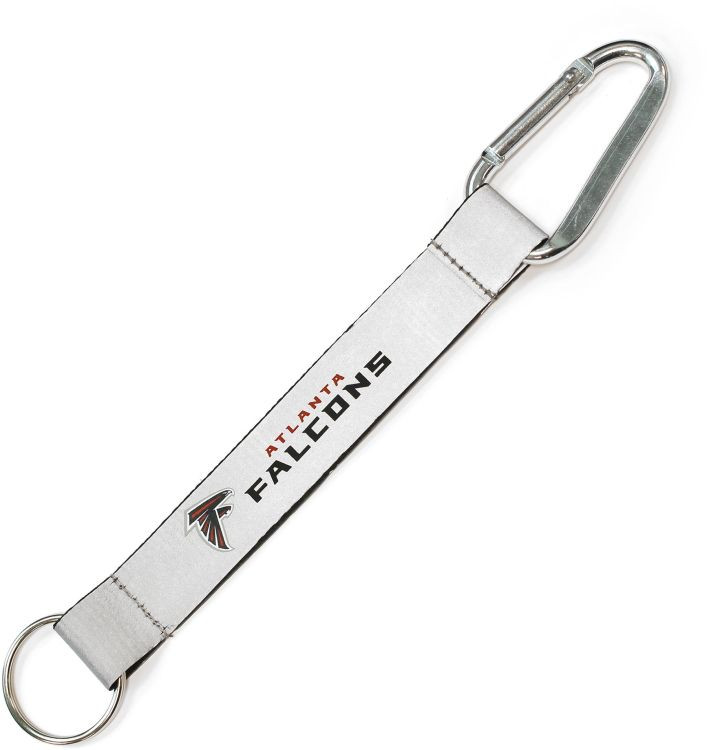 Atlanta Falcons Reflective Carabiner Lanyard Keychain ID Holder NFL Fan Accessory Keychain