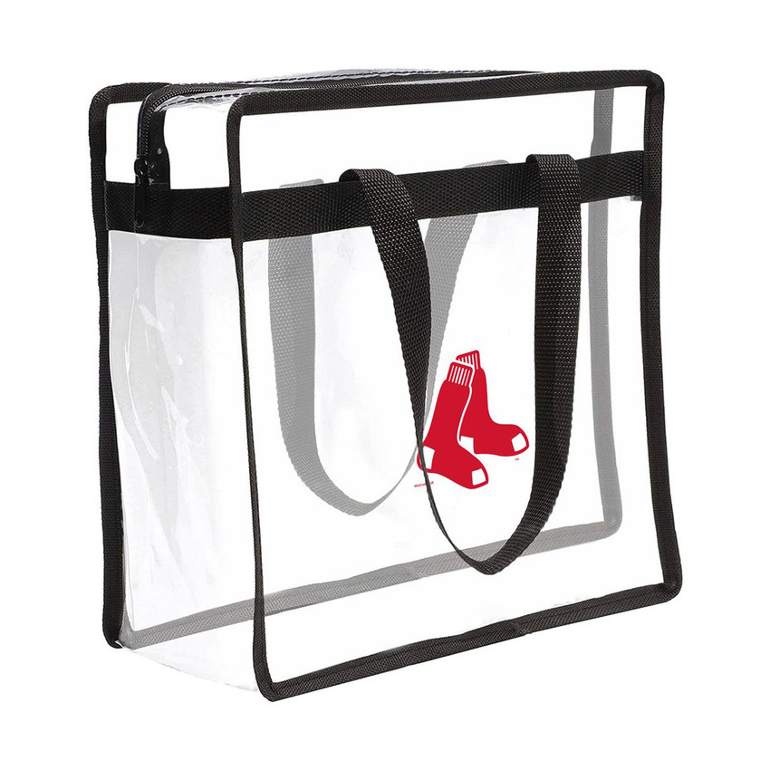 Boston Red Sox Clear Square Stadium Tote Bag MLB Approved Fan Bag