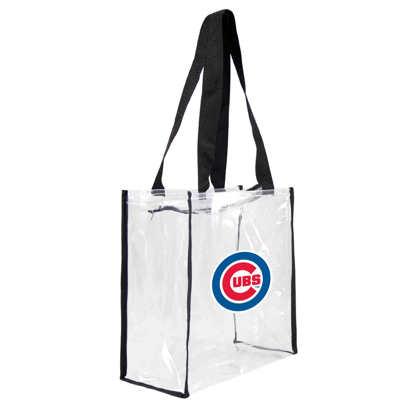 Chicago Cubs Clear Square Stadium Tote Bag MLB Approved Fan Bag