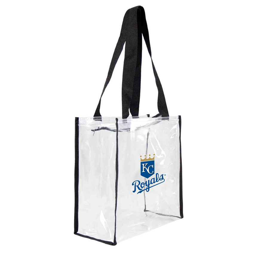 Kansas City Royals Clear Square Stadium Tote Bag MLB Approved Fan Bag