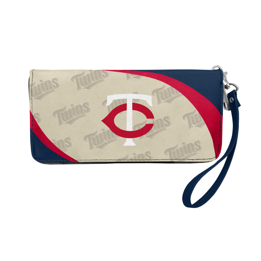 Minnesota Twins Curve Organizer Wallet MLB Fan Wallet Card Holder