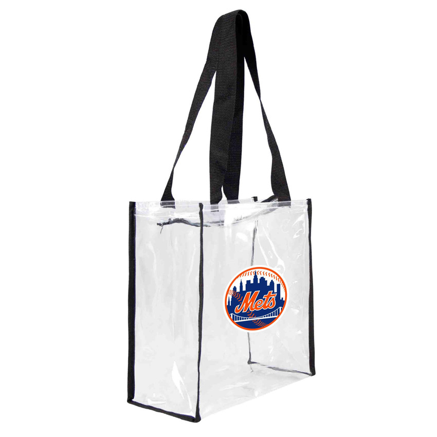 New York Mets Clear Square Stadium Tote Bag MLB Approved Fan Bag
