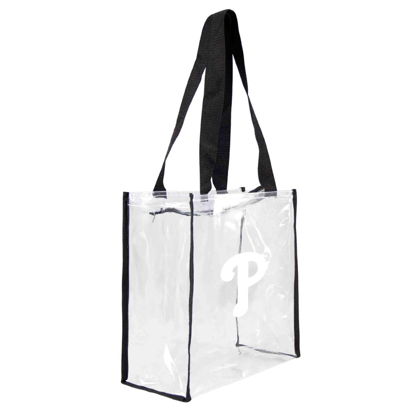 Philadelphia Phillies Clear Square Stadium Tote Bag MLB Approved Fan Bag