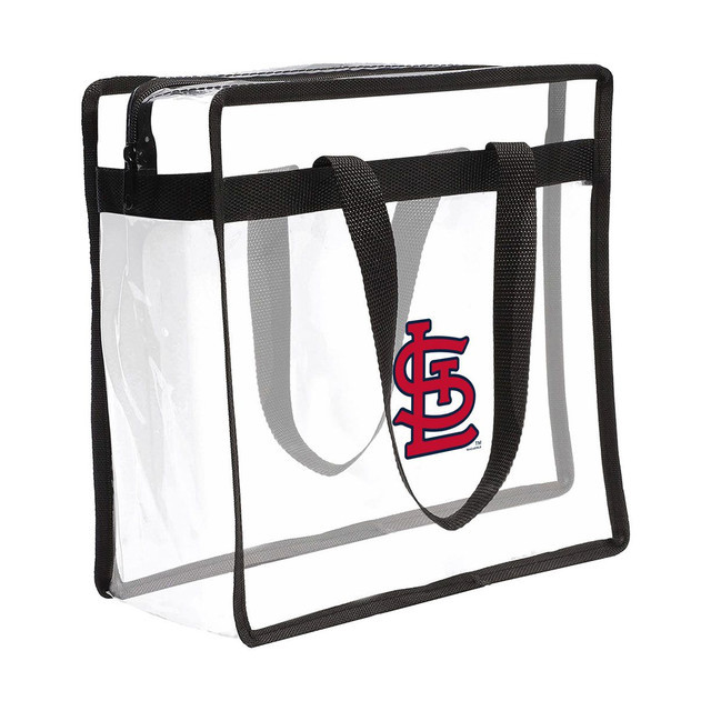 St. Louis Cardinals Clear Square Stadium Tote Bag MLB Approved Fan Bag