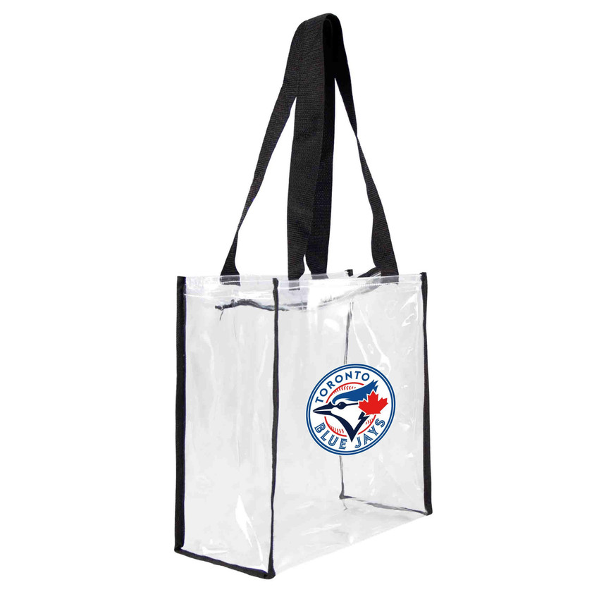 Toronto Blue Jays Clear Square Stadium Tote Bag MLB Approved Fan Bag