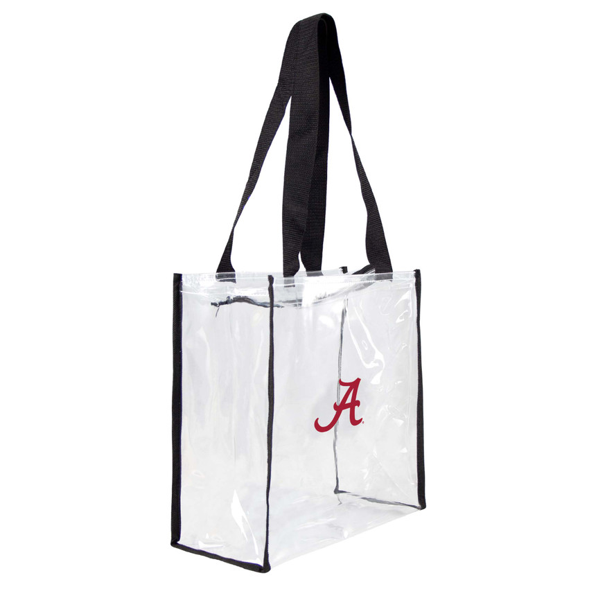 Alabama Crimson Tide Tote Clear Square Stadium Tote Bag NCAA Approved Fan Bag