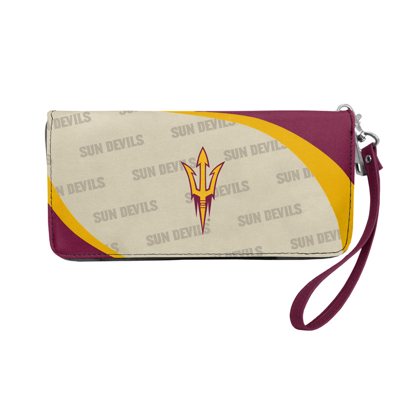 Arizona State Sun Devils Curve Organizer Wallet NCAA Fan Wallet Card Holder
