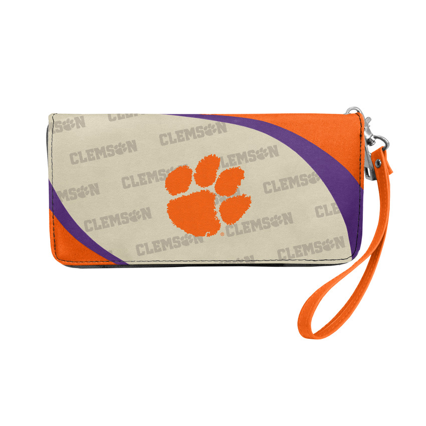 Clemson Tigers Curve Organizer Wallet NCAA Fan Wallet Card Holder