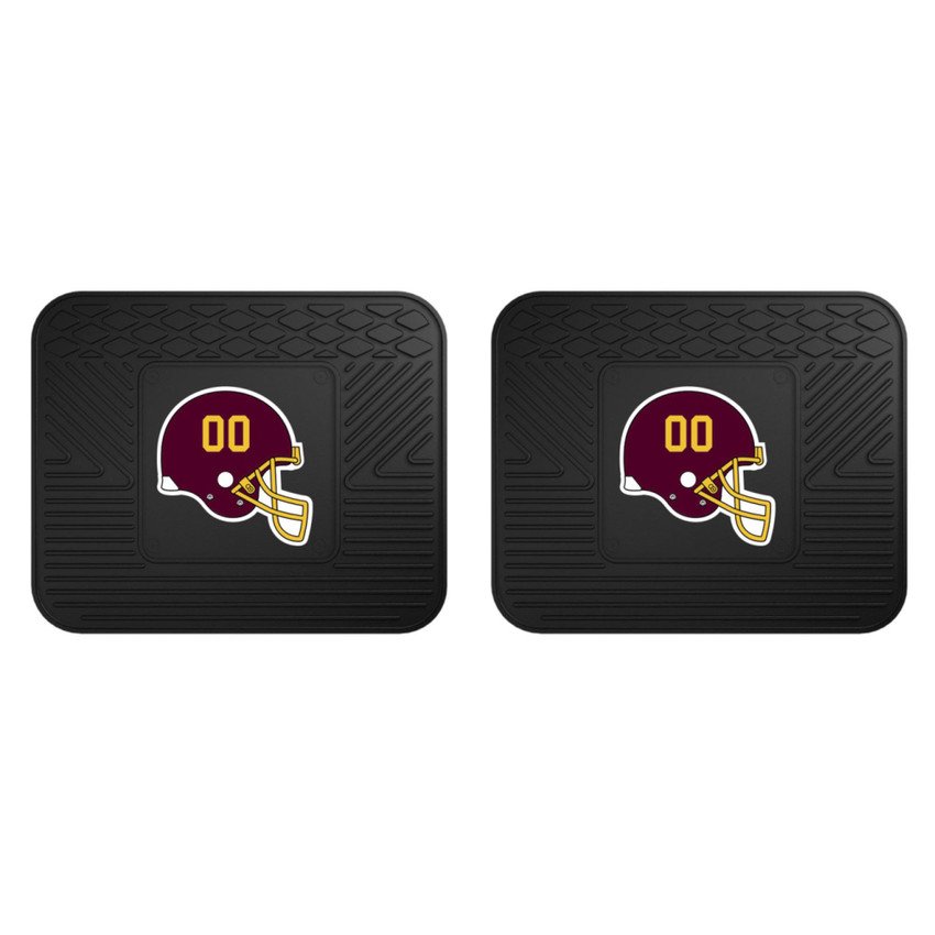Washington Commanders 2 Utility Mats Helmet Logo Black