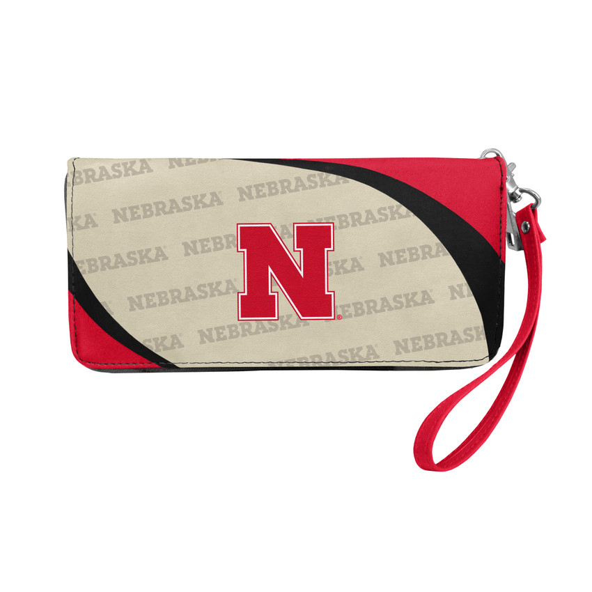 Nebraska Cornhuskers Curve Organizer Wallet NCAA Fan Wallet Card Holder