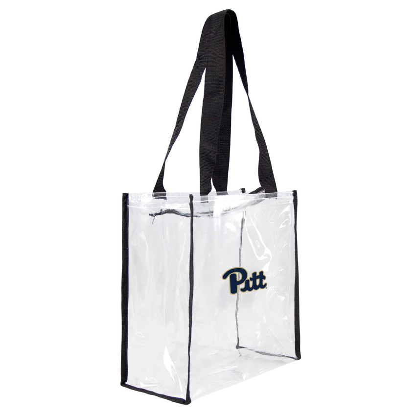 Pittsburgh Panthers Clear Square Stadium Tote Bag NCAA Approved Fan Bag Tote