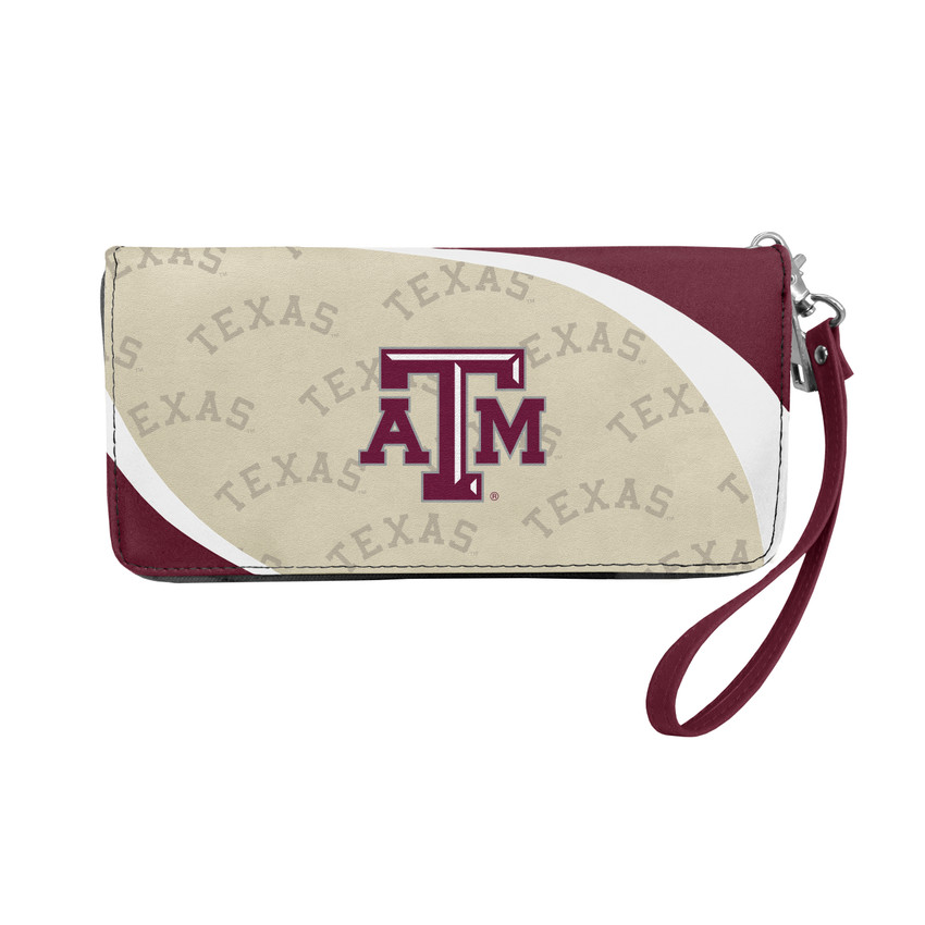 Texas A&M Aggies Curve Organizer Wallet NCAA Fan Wallet Card Holder