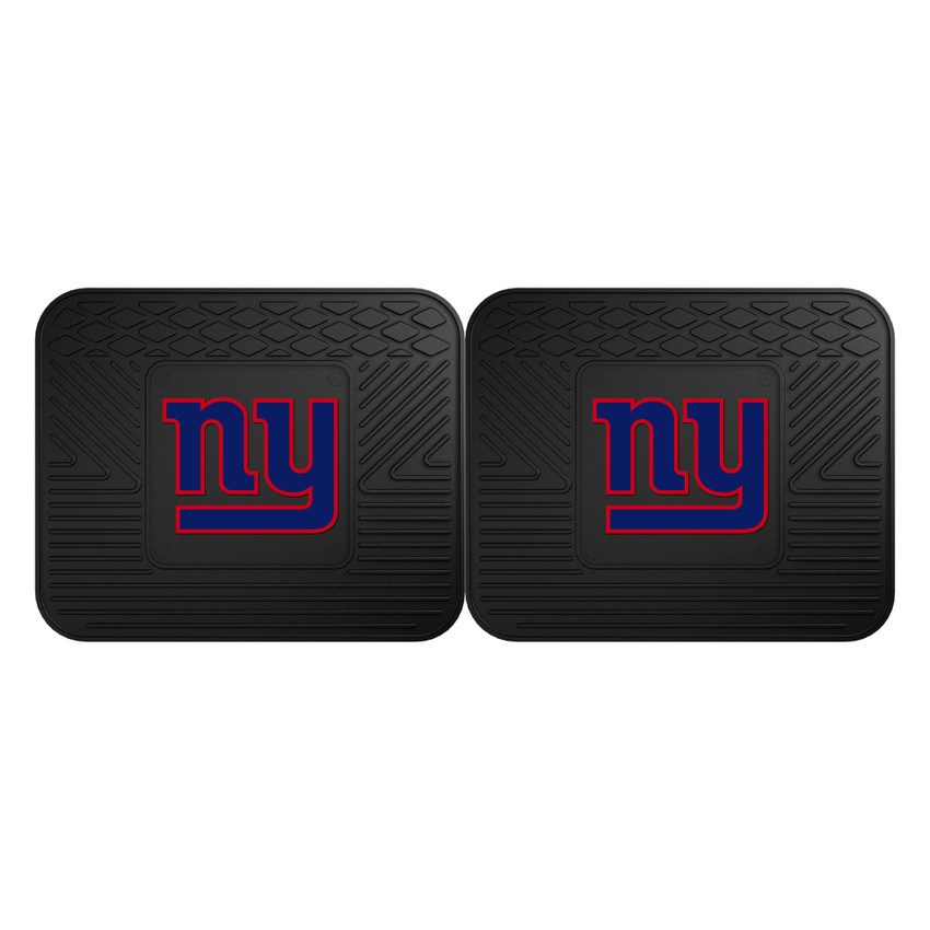 New York Giants 2 Utility Mats "NY" Logo Black