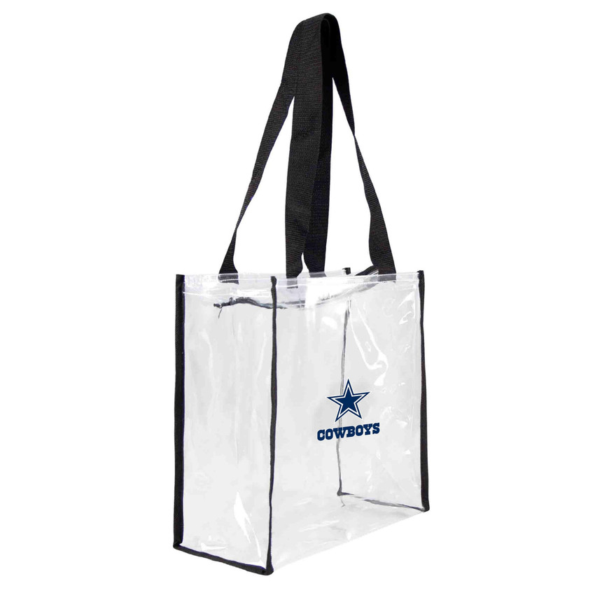 Dallas Cowboys Clear Square Stadium Tote Bag NFL Approved Fan Bag Tote