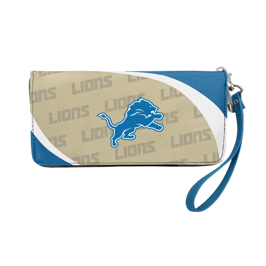 Detroit Lions Curve Organizer Wallet NFL Fan Wallet Card Holder