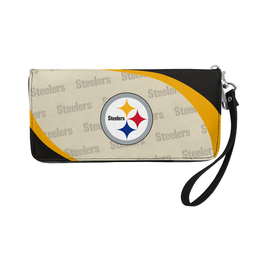 Pittsburgh Steelers Curve Organizer Wallet NFL Fan Wallet Card Holder