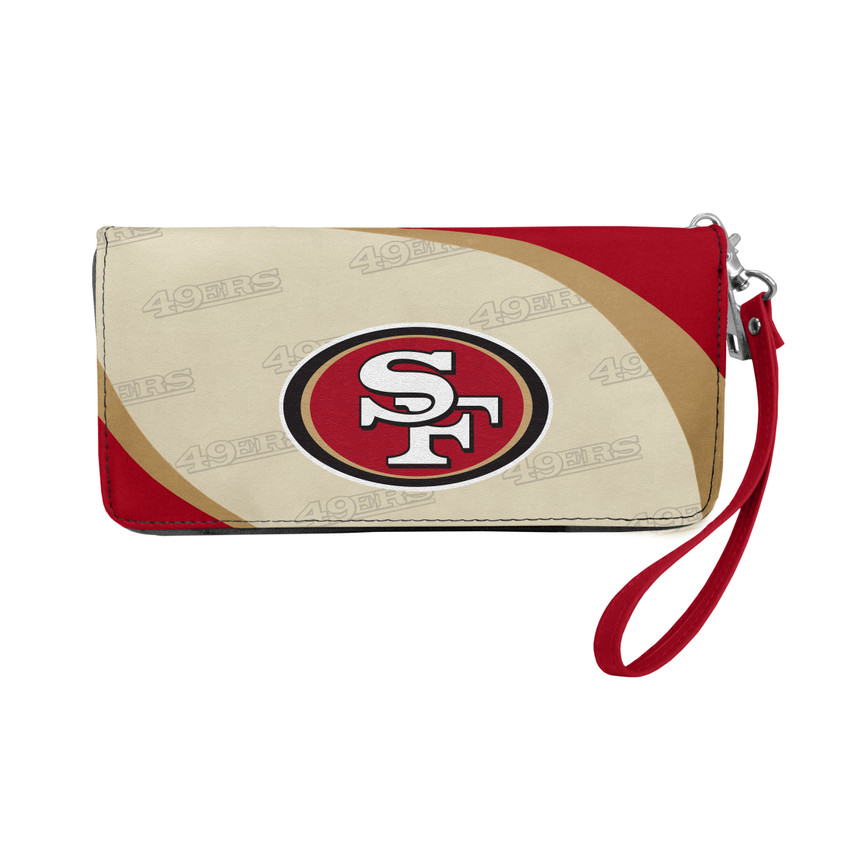 San Francisco 49ers Curve Organizer Wallet NFL Fan Wallet Card Holder