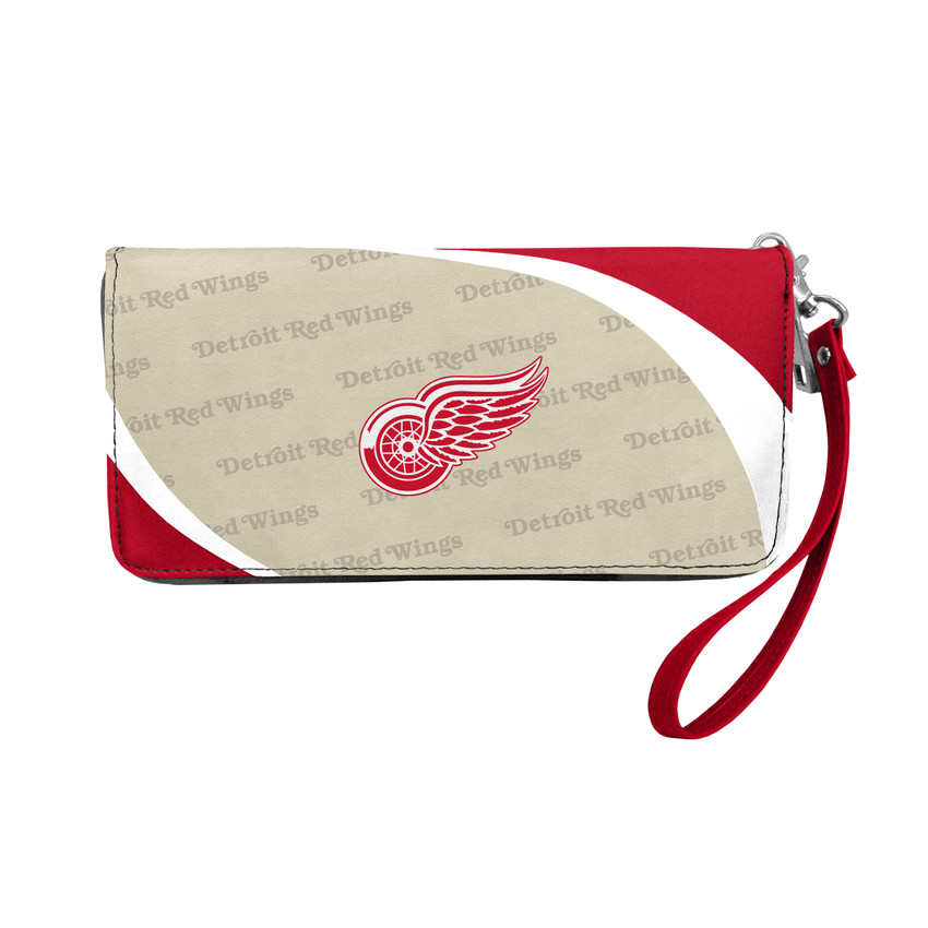 Detroit Red Wings Curve Organizer Wallet NHL Fan Wallet Card Holder