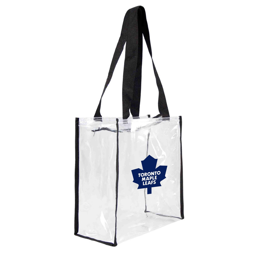 Toronto Maple Leafs Clear Square Stadium Tote Bag NHL Approved Fan Bag Tote