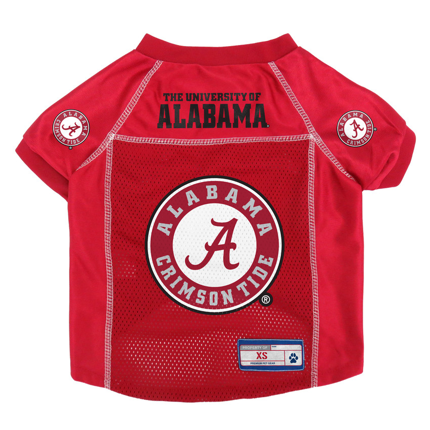 Alabama Crimson Tide Pet Jersey Size XS