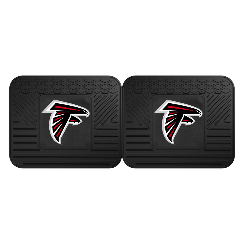 Atlanta Falcons 2 Utility Mats Falcon Primary Logo Black