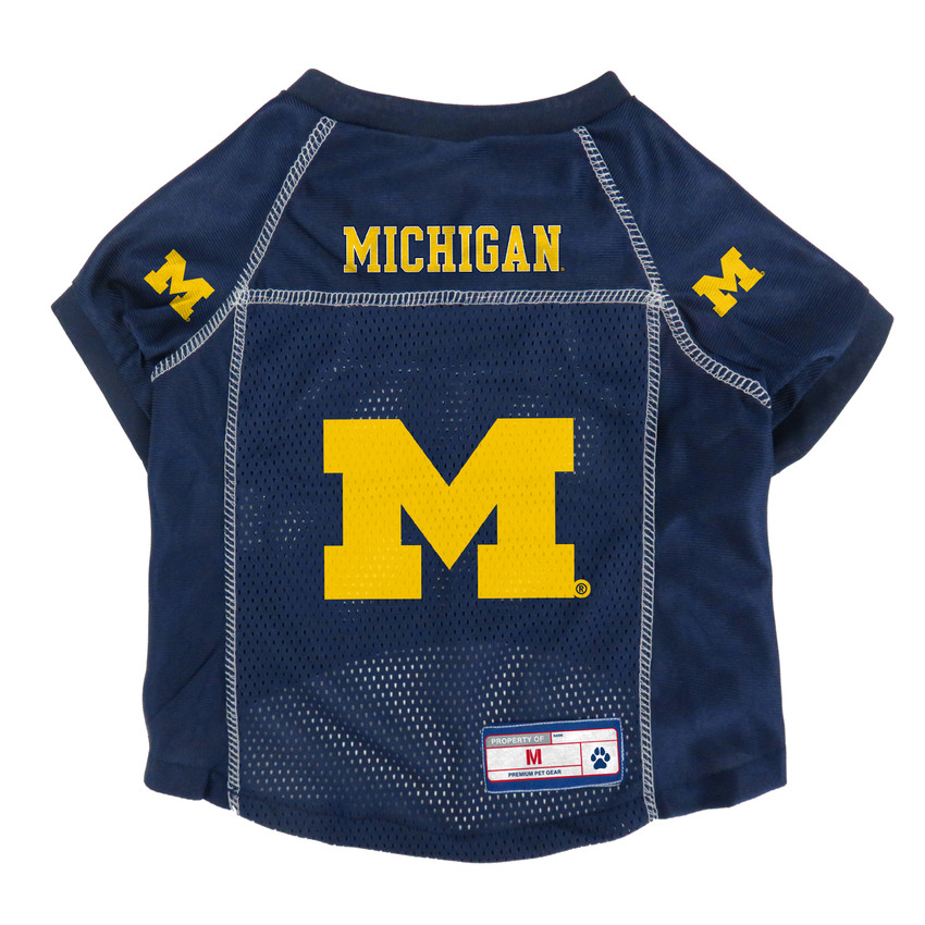 Michigan Wolverines Pet Jersey Size M