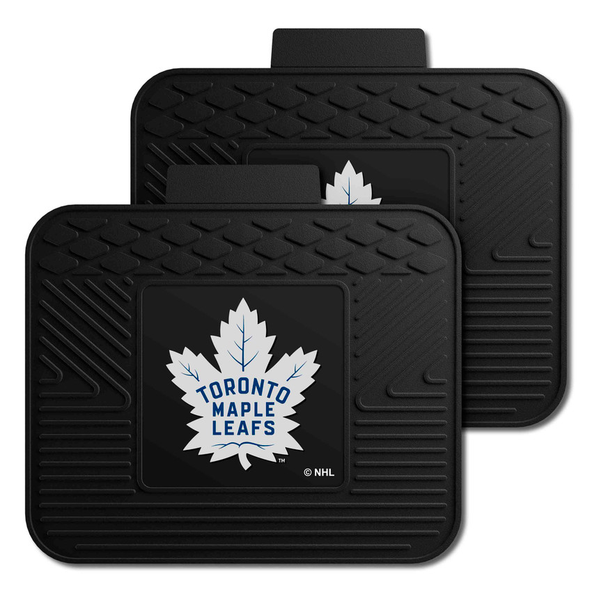Toronto Maple Leafs Back Seat Car Utility Mats - 2 Piece Set Maple Leaf Primary Logo