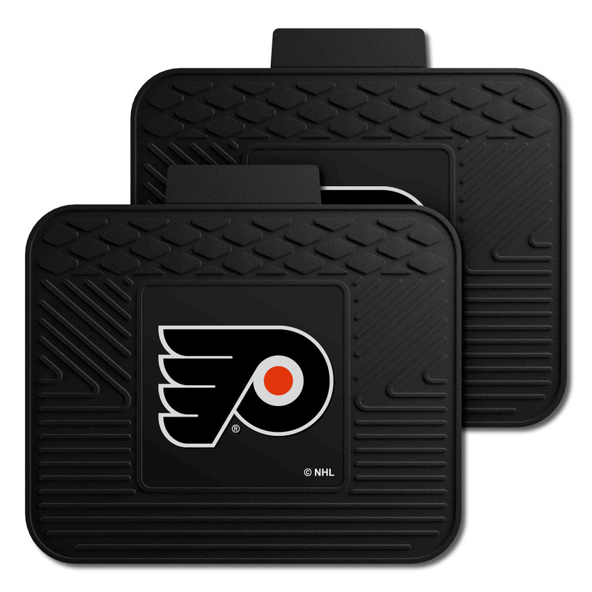 Philadelphia Flyers Back Seat Car Utility Mats - 2 Piece Set Flying P Primary Logo