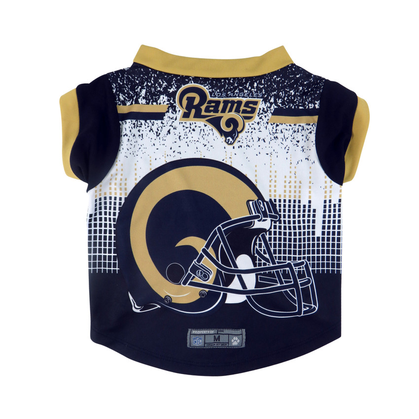 Los Angeles Rams Pet Performance Tee Shirt Size S