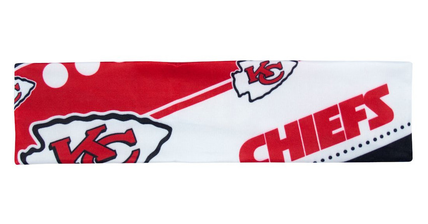 Kansas City Chiefs Stretch Patterned Headband
