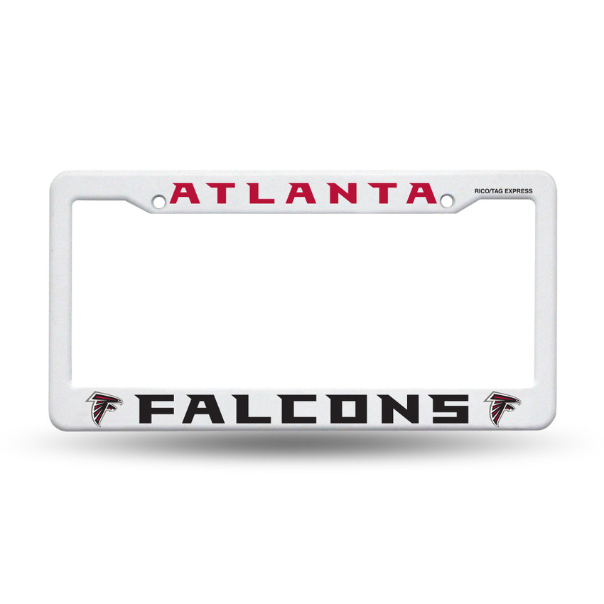 Atlanta Falcons White Plastic Frame