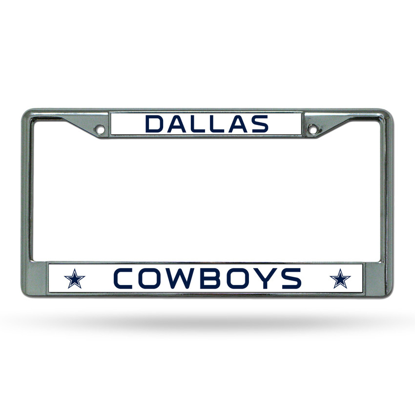Dallas Cowboys Chrome License Plate Frame
