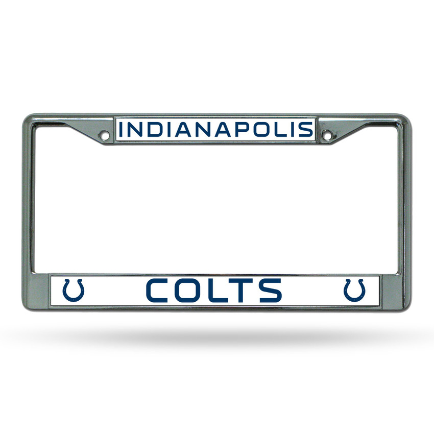 Indianapolis Colts Chrome License Plate Frame