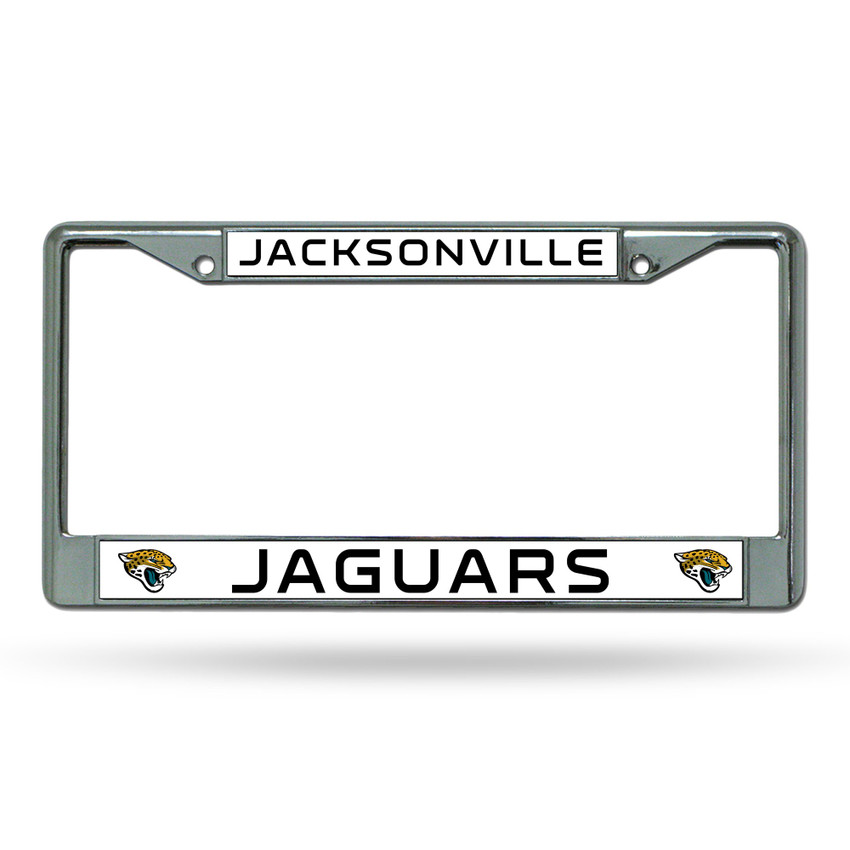 Jacksonville Jaguars Chrome License Plate Frame